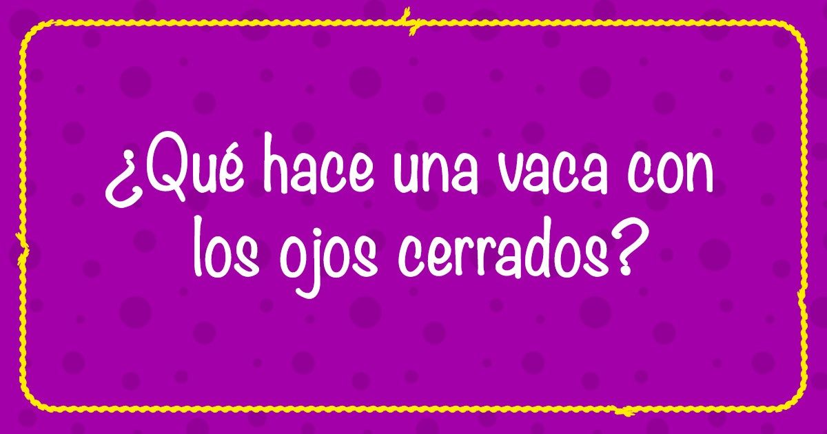 Test: Intenta adivinar la respuesta a estos 14 chistes Test: Intenta adivinar la respuesta a estos 14 chistes