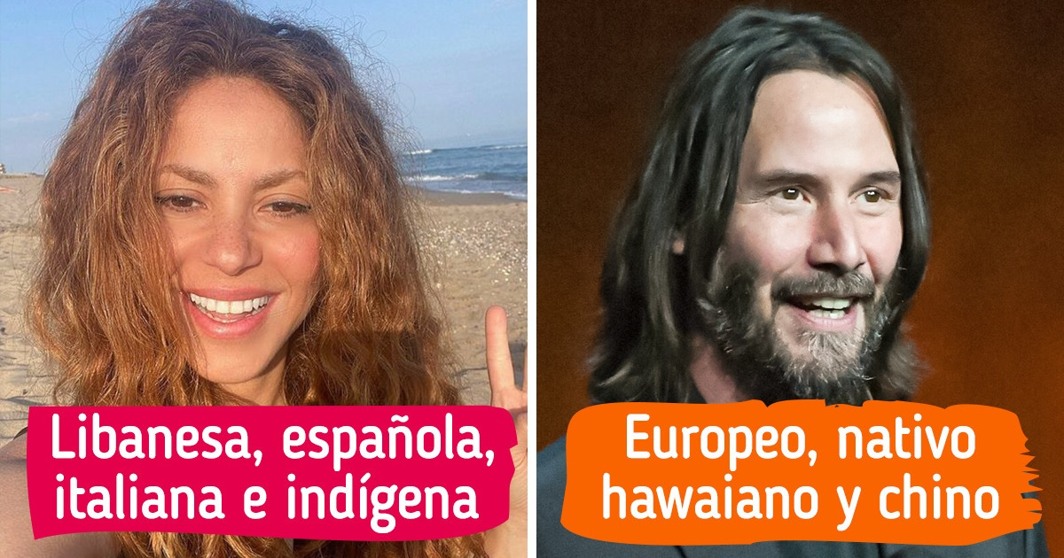 12 Famosos cuya peculiar mezcla de etnias les dio unos rasgos únicos
