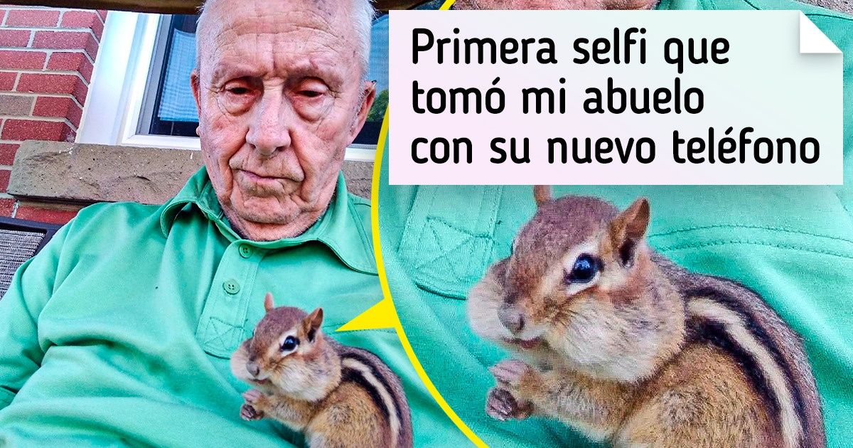 20 Selfis de abuelos tan adorables que hacen que queramos abrazarlos