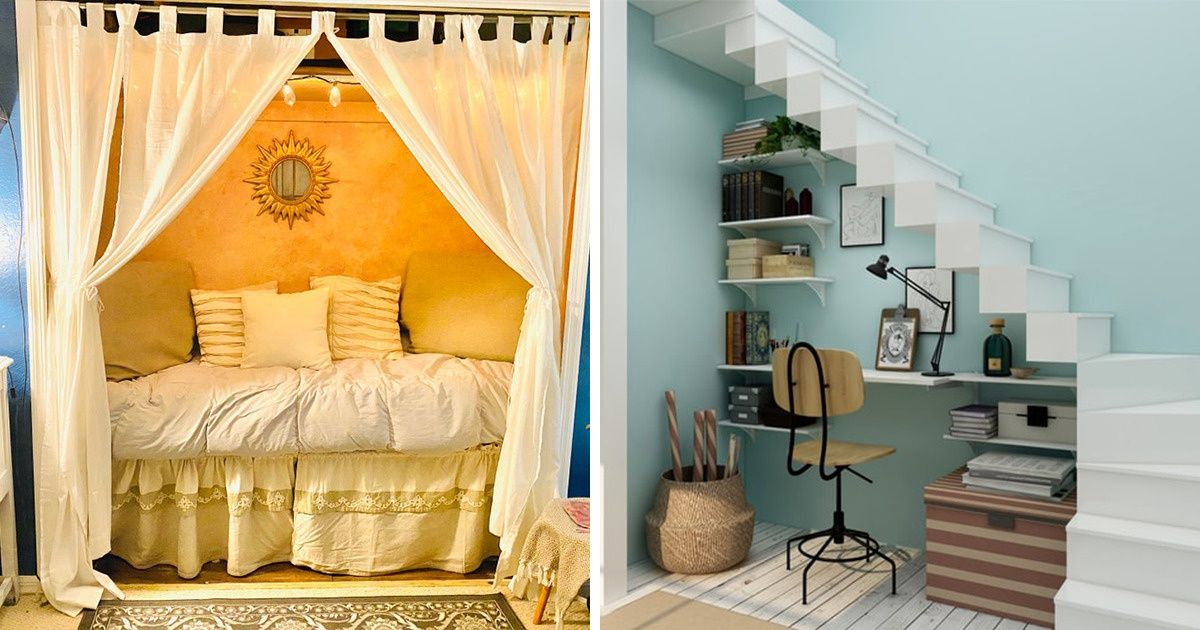 10 Ideas sencillas para sacarles provecho a las esquinas y los huecos difíciles del hogar 10 Ideas sencillas para sacarles provecho a las esquinas y los huecos difíciles del hogar
