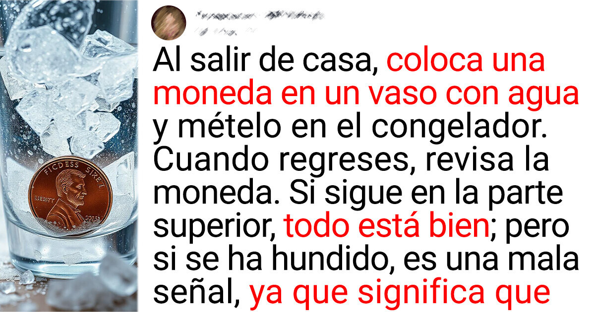 El truco de la moneda en el congelador que podría ser crucial para tu seguridad El truco de la moneda en el congelador que podría ser crucial para tu seguridad