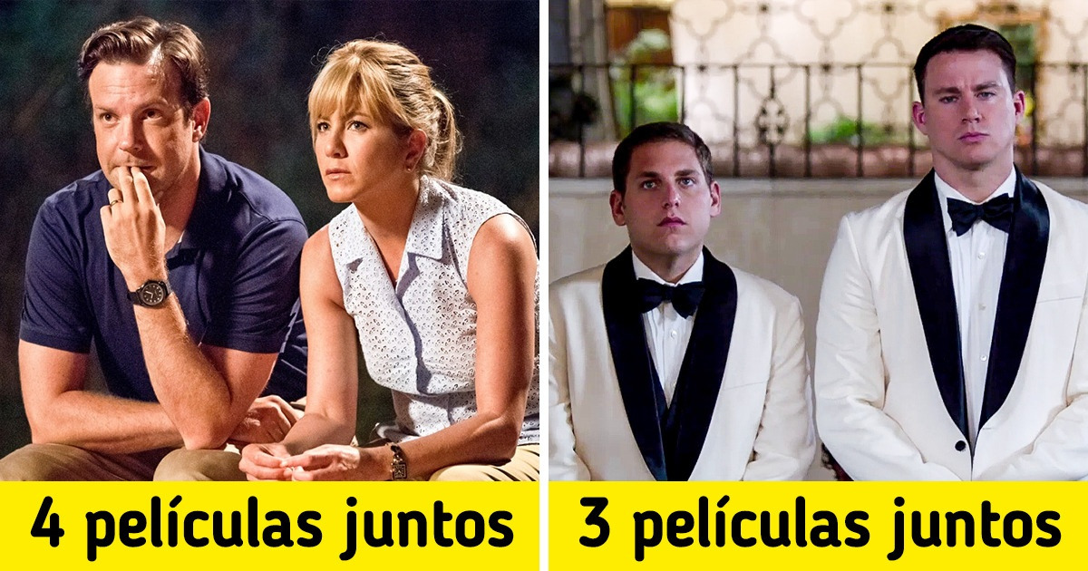 10 Pares de actores que aparecen en varias películas y no podemos decidir en cuál nos gustaron más 10 Pares de actores que aparecen en varias películas y no podemos decidir en cuál nos gustaron más