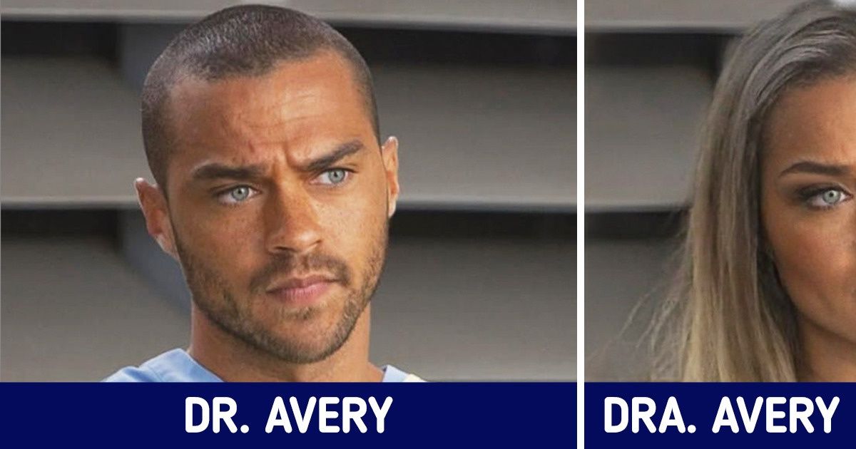 Transformamos a los personajes de “Anatomía según Grey” para ver cómo lucirían siendo del sexo opuesto Transformamos a los personajes de “Anatomía según Grey” para ver cómo lucirían siendo del sexo opuesto