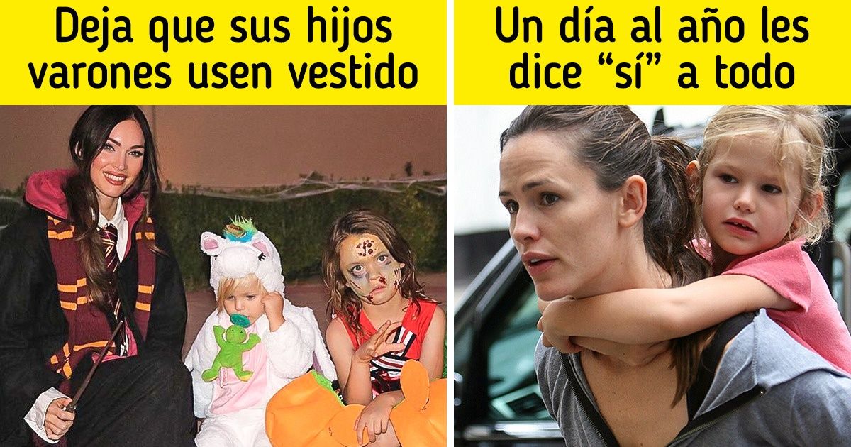 15 Padres famosos que se salieron de lo tradicional al momento de criar a sus hijos 15 Padres famosos que se salieron de lo tradicional al momento de criar a sus hijos