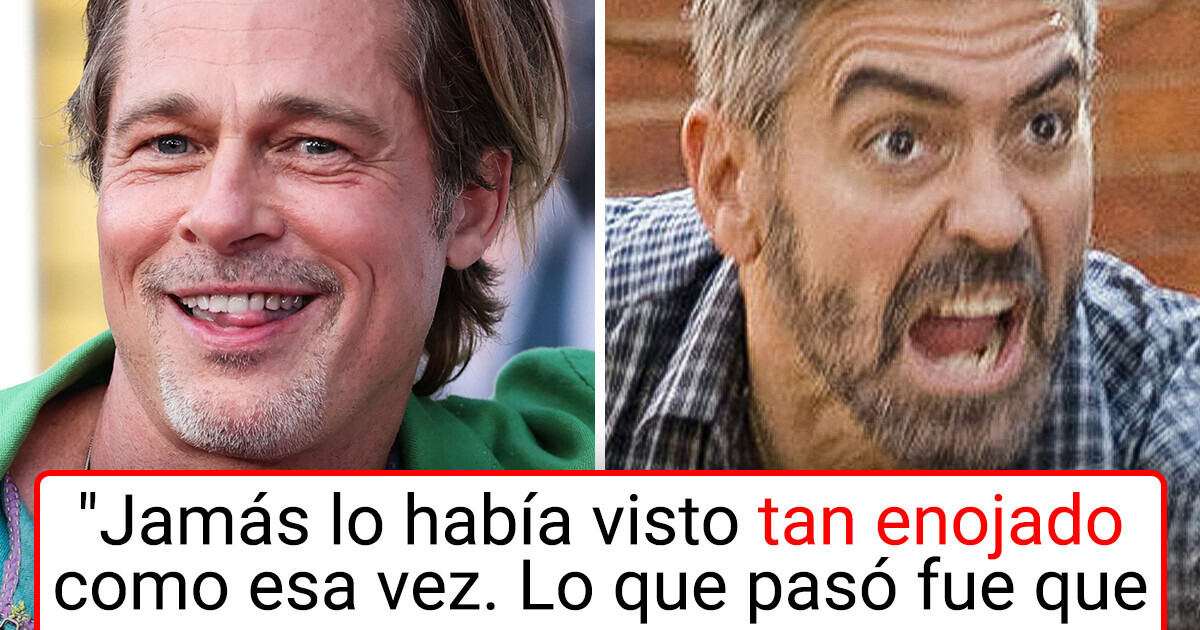 La broma pesada de Brad Pitt que terminó con George Clooney furioso