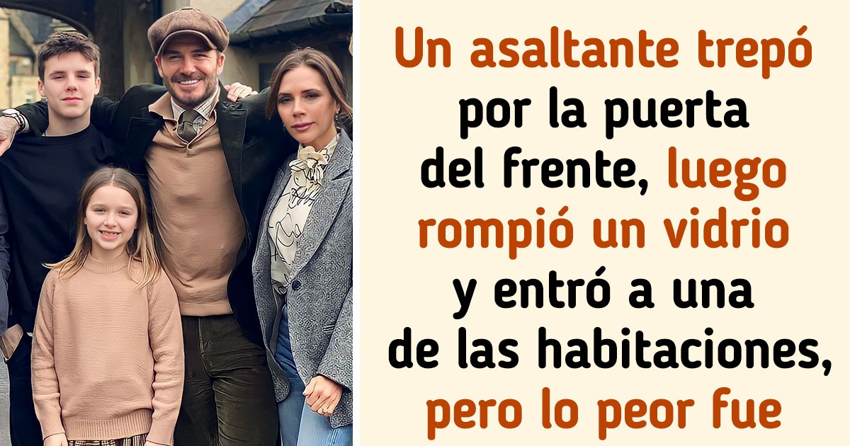 Ladrón se coló en la mansión Beckham y les recuerda que los ricos también lloran Ladrón se coló en la mansión Beckham y les recuerda que los ricos también lloran