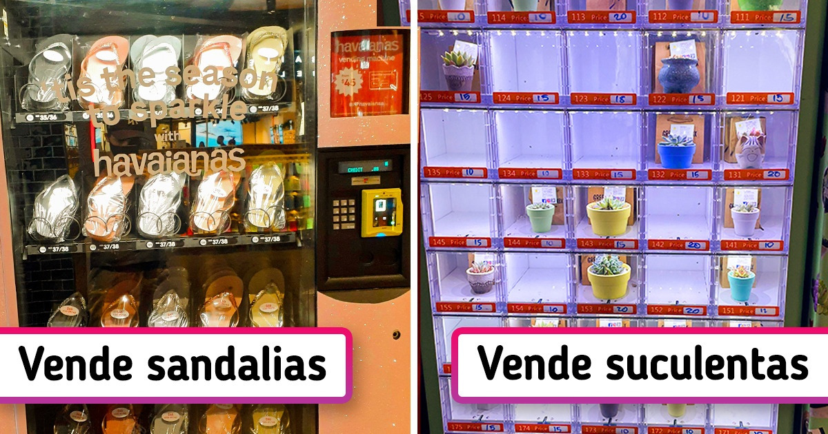 20 Cosas inusuales que se venden en máquinas expendedoras alrededor del mundo