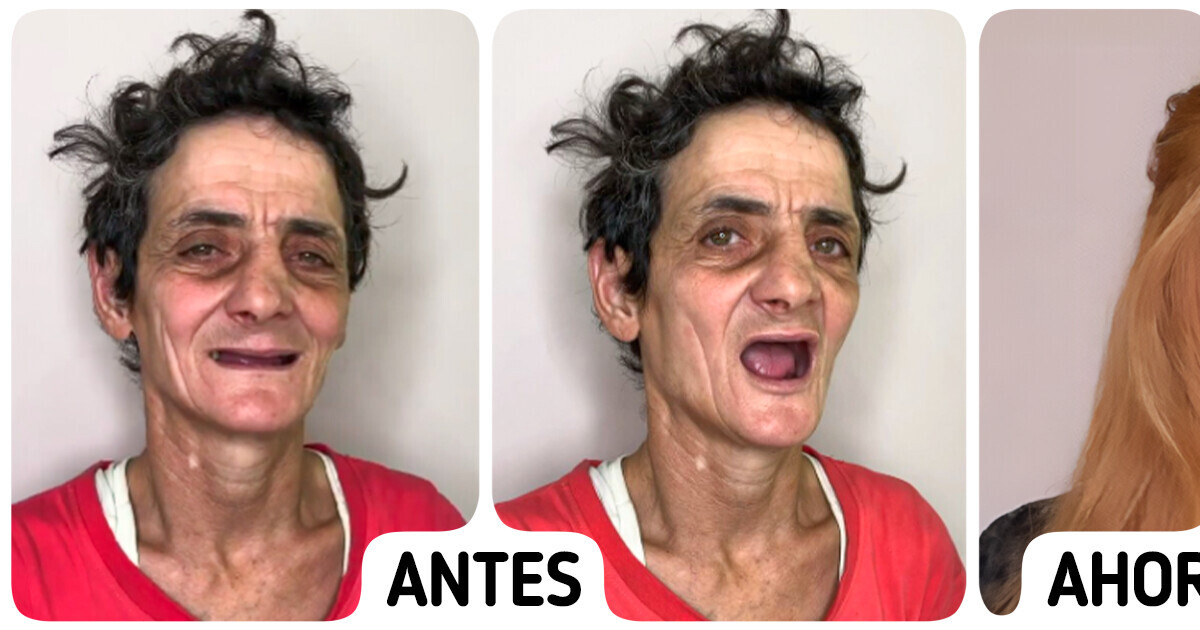Una mujer sin hogar recibe un cambio de imagen completo y sorprende al mundo entero Una mujer sin hogar recibe un cambio de imagen completo y sorprende al mundo entero