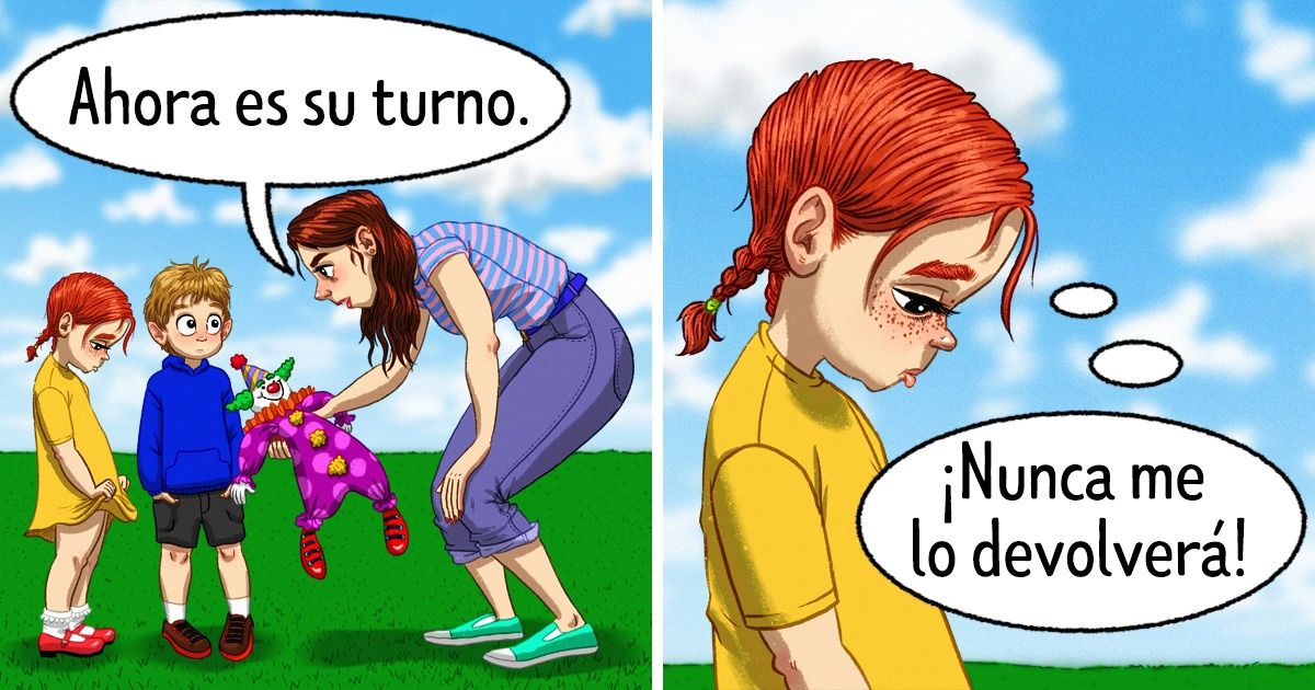 Por qué no deberíamos enseñarles a los niños pequeños a compartir Por qué no deberíamos enseñarles a los niños pequeños a compartir
