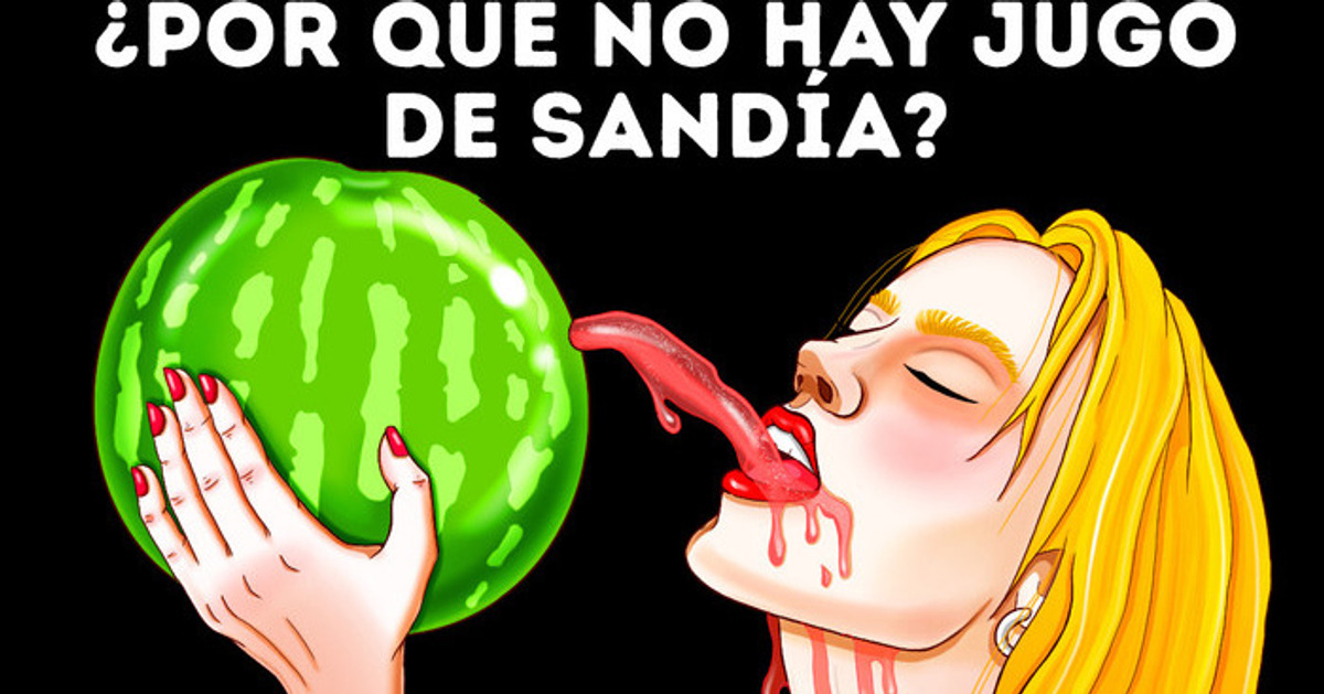 Por qué no hay jugo de sandía en las tiendas