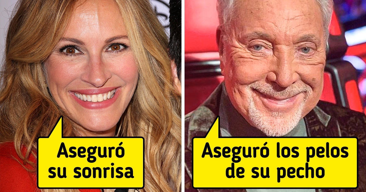 12 Famosos que aseguraron partes de su cuerpo y enseñaron que nosotros somos nuestro mayor activo 12 Famosos que aseguraron partes de su cuerpo y enseñaron que nosotros somos nuestro mayor activo