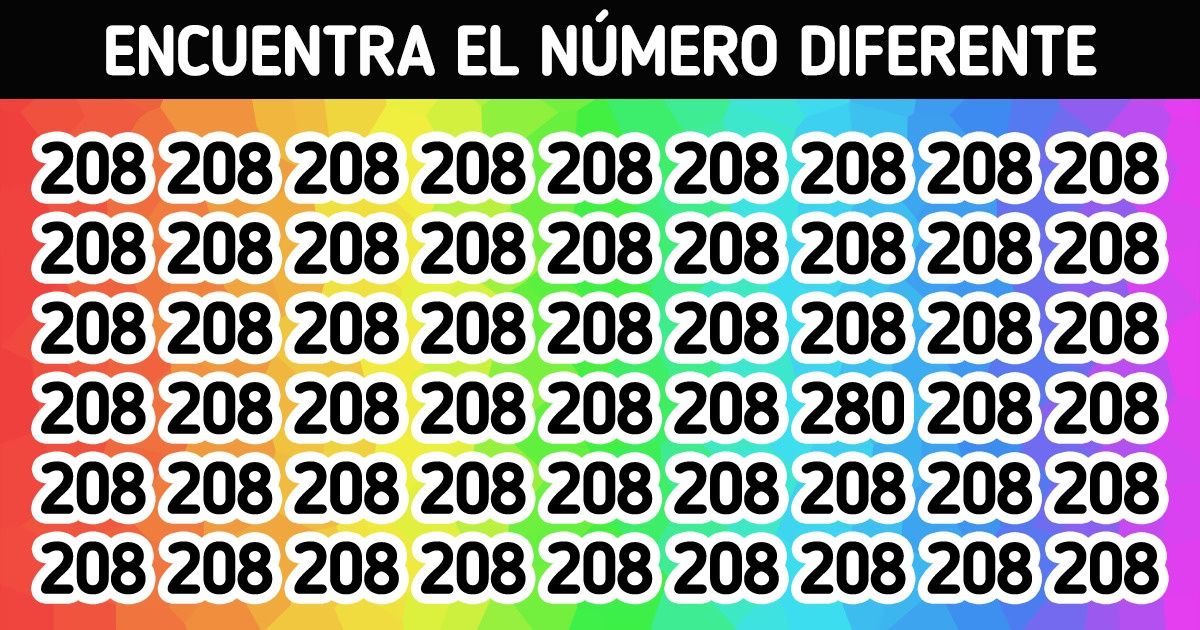 10 Acertijos visuales que te pondrán a prueba y te harán más inteligente