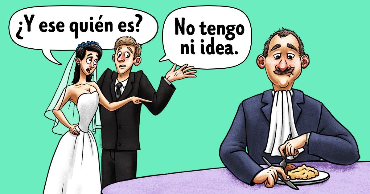 Tipos de personas que siempre aparecen en una boda, incluso cuando no son invitados Tipos de personas que siempre aparecen en una boda, incluso cuando no son invitados