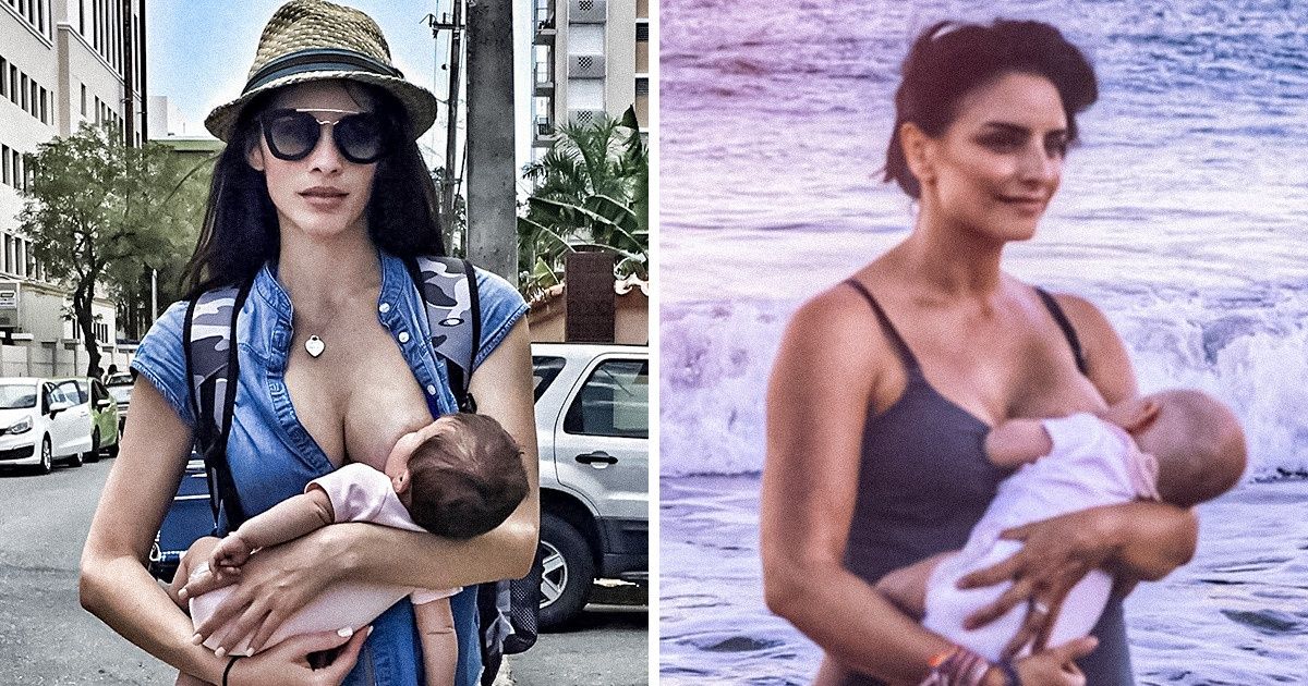 12 Famosas latinas que amamantan en público y muestran que no debería ser controversial 12 Famosas latinas que amamantan en público y muestran que no debería ser controversial
