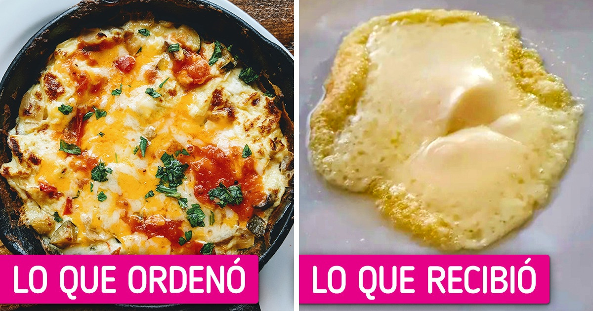 18 Veces en que las personas ordenaron comida y a su mesa llegó una decepción