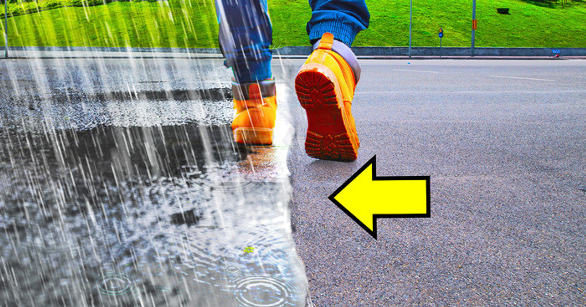 Si viste el borde de la lluvia, eres uno en un millón