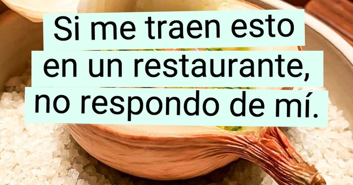 20 Casos en los que el chef fue original al servir su plato, pero no dijo cómo comerlo 20 Casos en los que el chef fue original al servir su plato, pero no dijo cómo comerlo