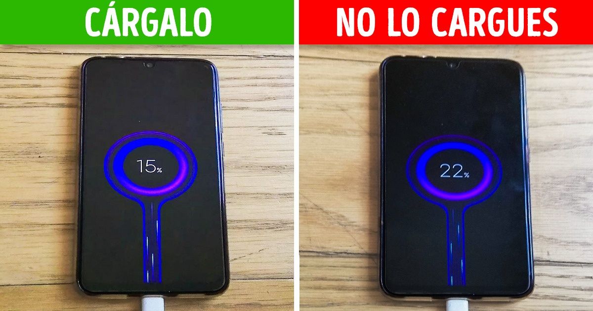 10 Errores al cargar la batería que puedes evitar desde ya mismo 10 Errores al cargar la batería que puedes evitar desde ya mismo