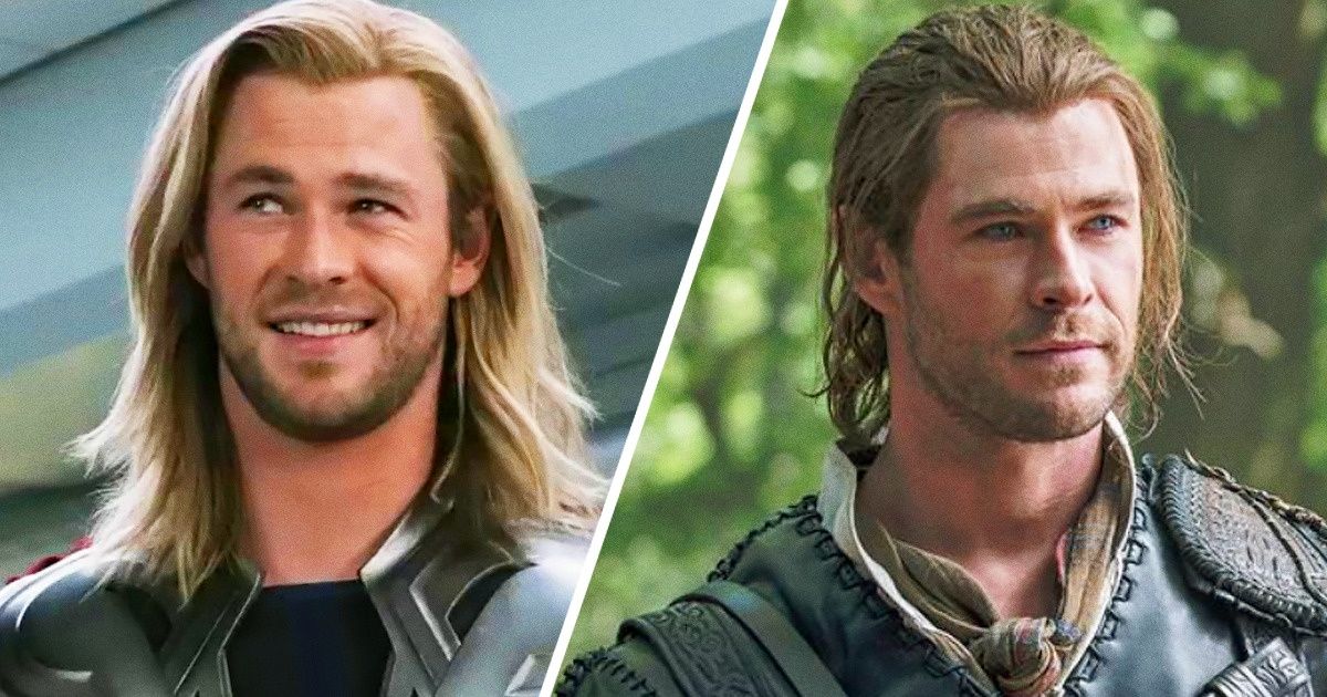 Así fue como Chris Hemsworth actuó en diversas películas