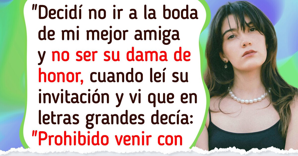 Falté a la boda de mi mejor amiga porque no quise cumplir con su pedido “especial” Falté a la boda de mi mejor amiga porque no quise cumplir con su pedido “especial”