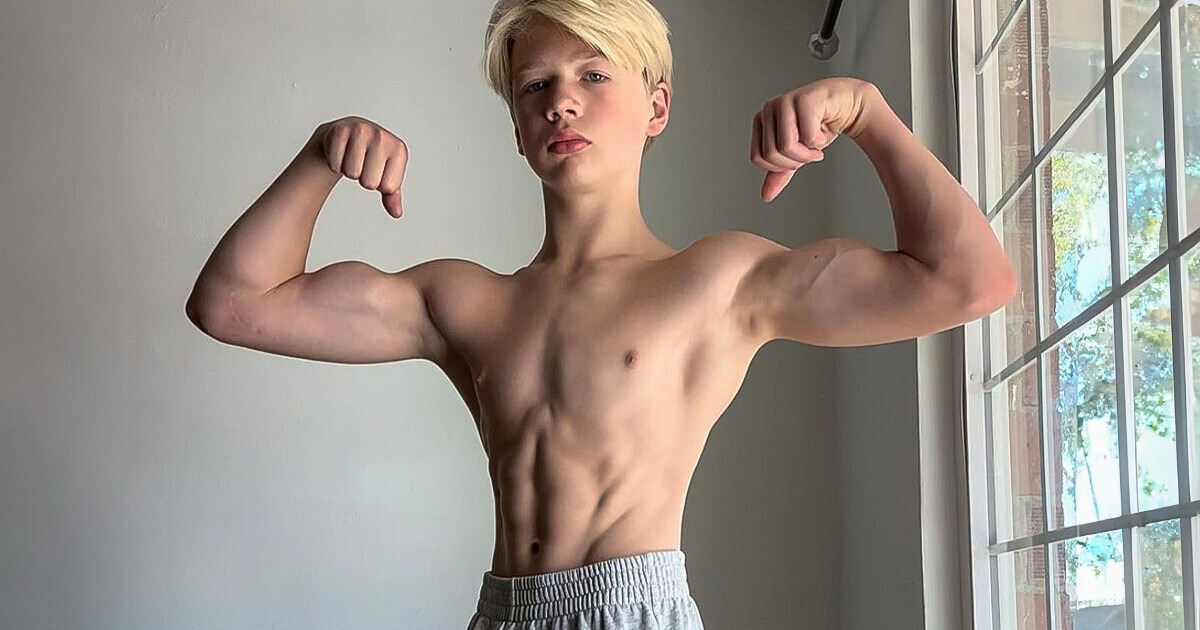 Joven fisiculturista de 13 años provocó una intensa controversia en las redes