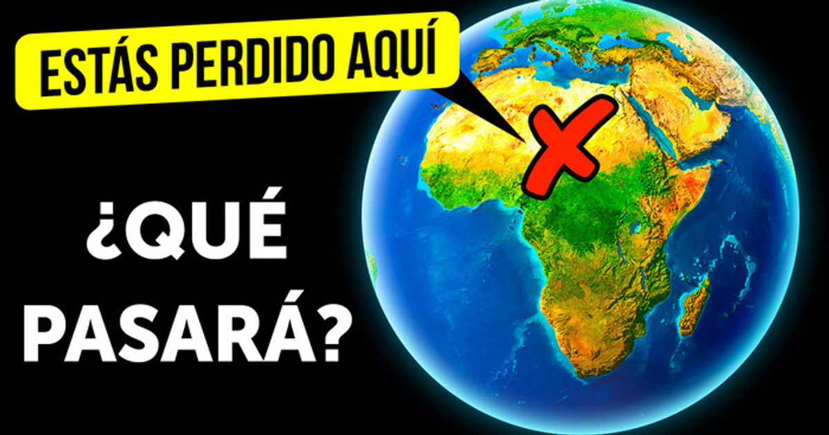 Qué pasaría si te perdieras en el desierto y tuvieras que sobrevivir