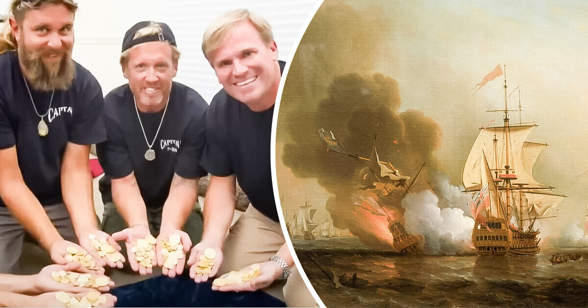 Hallan tesoro de miles millones de dólares hundido en el mar hace más de 300 años Hallan tesoro de miles millones de dólares hundido en el mar hace más de 300 años