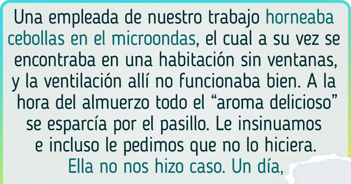 20 Casos en los que algunos compañeros de trabajo sacaron de quicio a los demás 20 Casos en los que algunos compañeros de trabajo sacaron de quicio a los demás