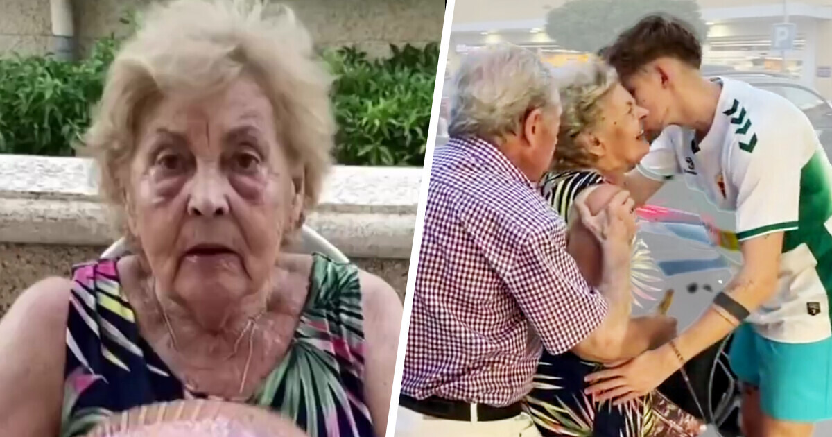 Joven que lleva a sus abuelitos a una noche de fiesta enternece a las redes