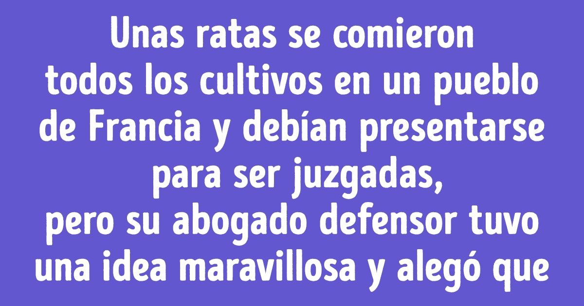 10 Casos en los cuales un animal estuvo en el banquillo de los acusados y fue juzgado de manera insólita 10 Casos en los cuales un animal estuvo en el banquillo de los acusados y fue juzgado de manera insólita