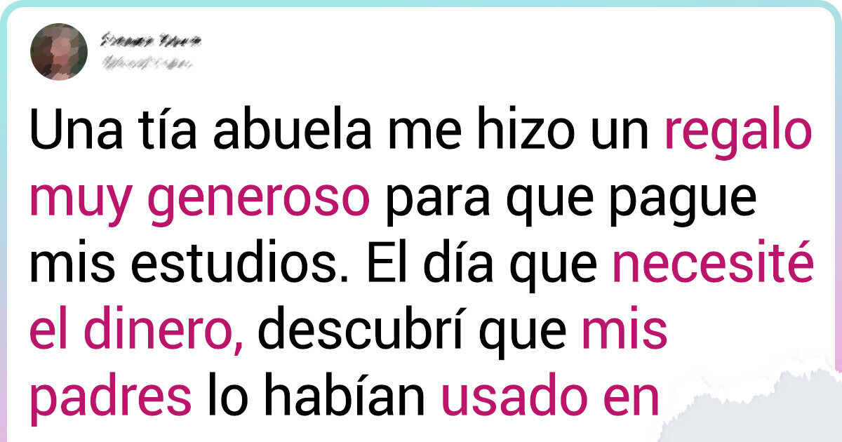 Pude tener un gran futuro, hasta que mis propios padres me robaron