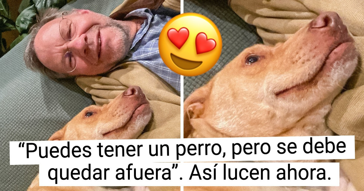 18 Hombres que no querían tener mascotas, pero que ahora las contemplan con corazones en los ojos