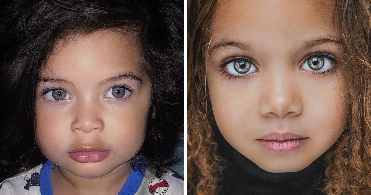 20 Niños que heredaron la belleza de diferentes naciones del mundo