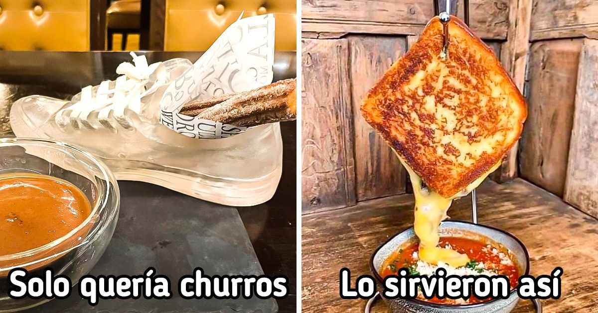 20 Veces en que la originalidad para servir los platos en restaurantes alcanzó otro nivel