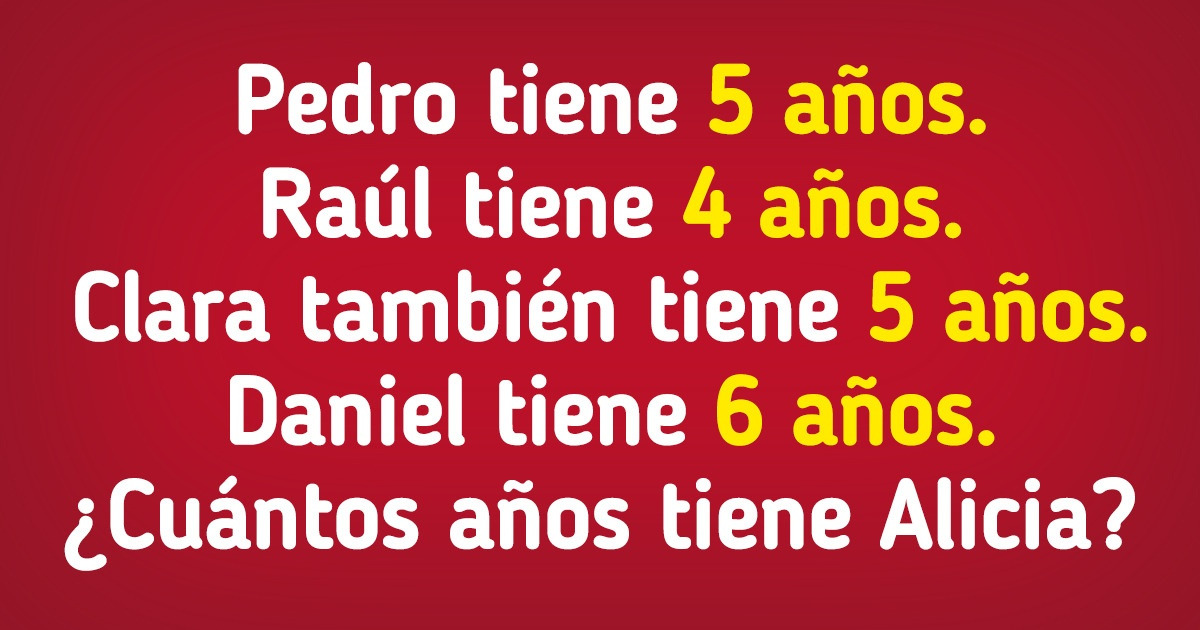 18 Acertijos que son como flexiones para tu cerebro 18 Acertijos que son como flexiones para tu cerebro