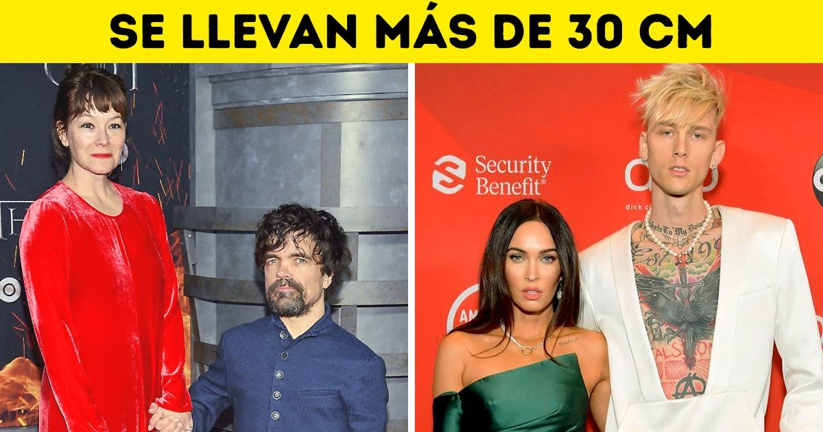 15 Parejas de celebridades a las que la diferencia de altura no les importó en absoluto