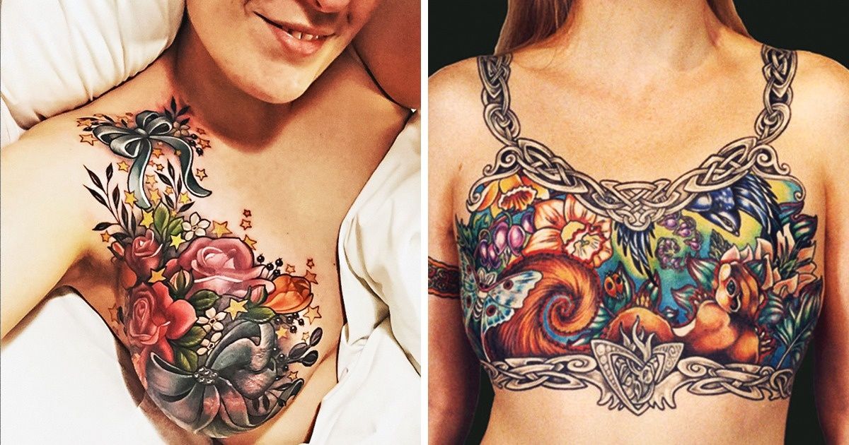 16 Momentos en los que los artístas del tatuaje convirtieron cicatrices en obras de arte impresionantes
