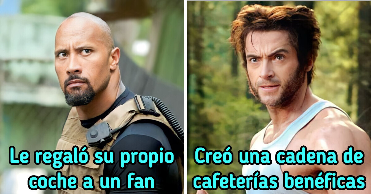 10 Tipos duros de la gran pantalla que en la vida real son “un pan de Dios”