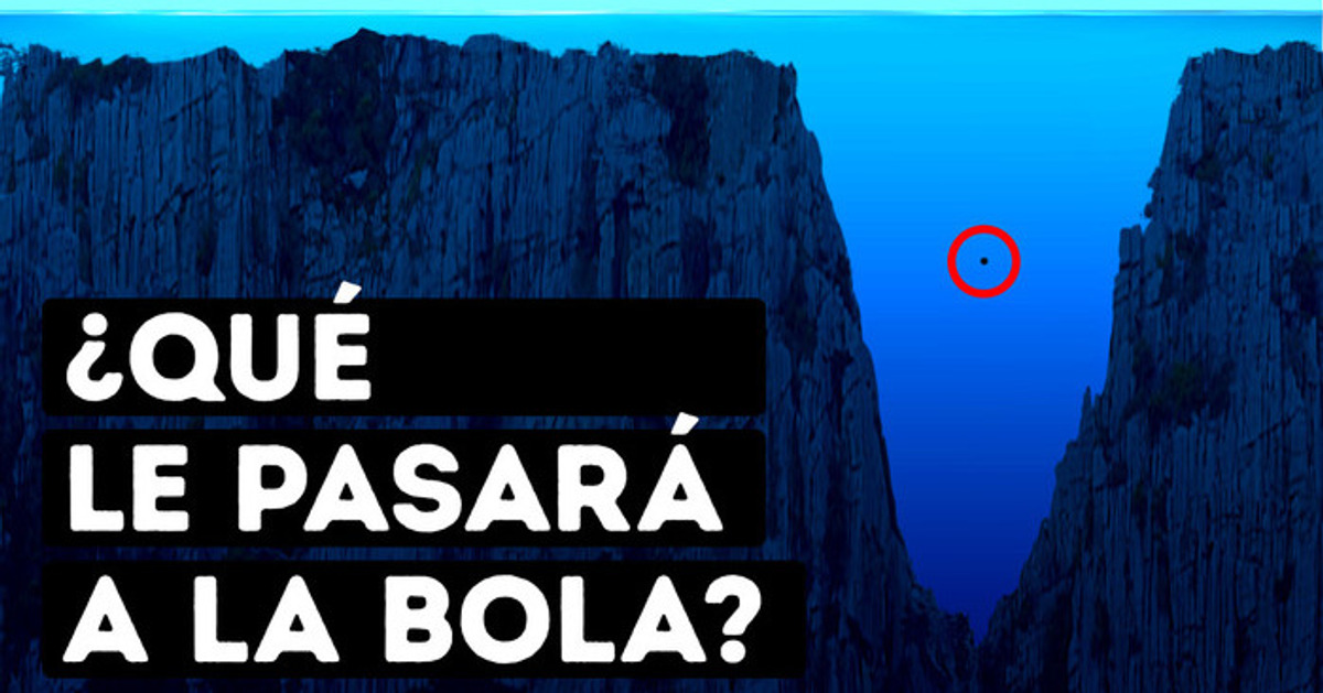 Qué pasaría si lanzaras una bola de acero a la fosa de las Marianas