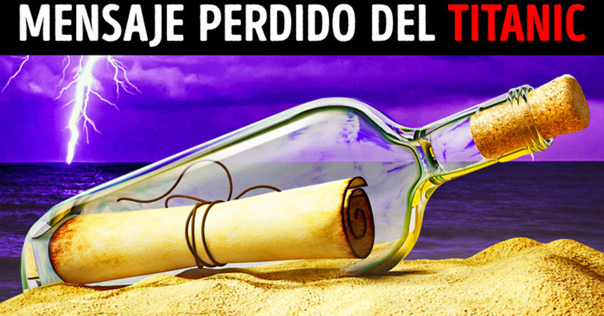 Un mensaje en una botella aparentemente arrojado del Titanic tiene a los expertos desconcertados