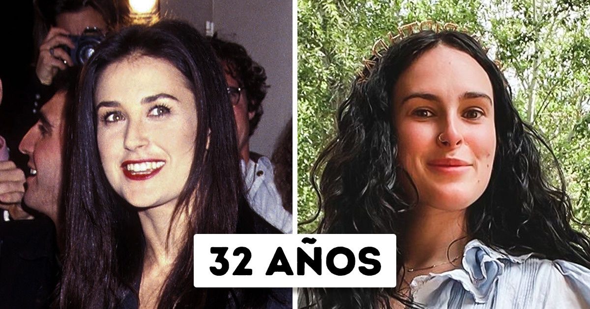 Así se veían estás 10 Famosas y sus hijas a la misma edad (hay looks que no parecen de los años 80 y 90)