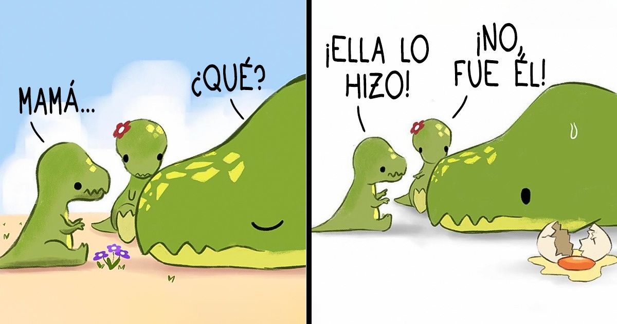 26 Dibujos de un artista que imaginó lo adorables que serían las relaciones humanas en los animales (nueva selección)