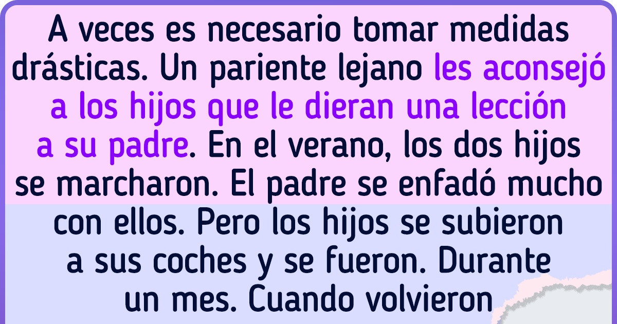 Un relato conmovedor que demuestra que ayudar demasiado a los padres a veces puede hacer más mal que bien