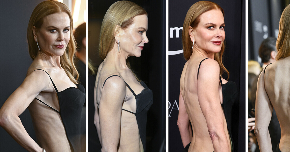 El vestido revelador de Nicole Kidman provocó un acalorado debate en internet