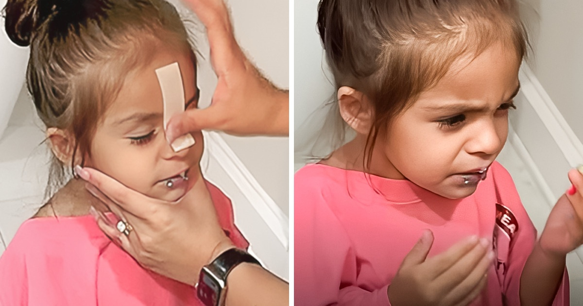 Madre depila la uniceja de su hija de 3 años y genera acalorados debates en línea Madre depila la uniceja de su hija de 3 años y genera acalorados debates en línea