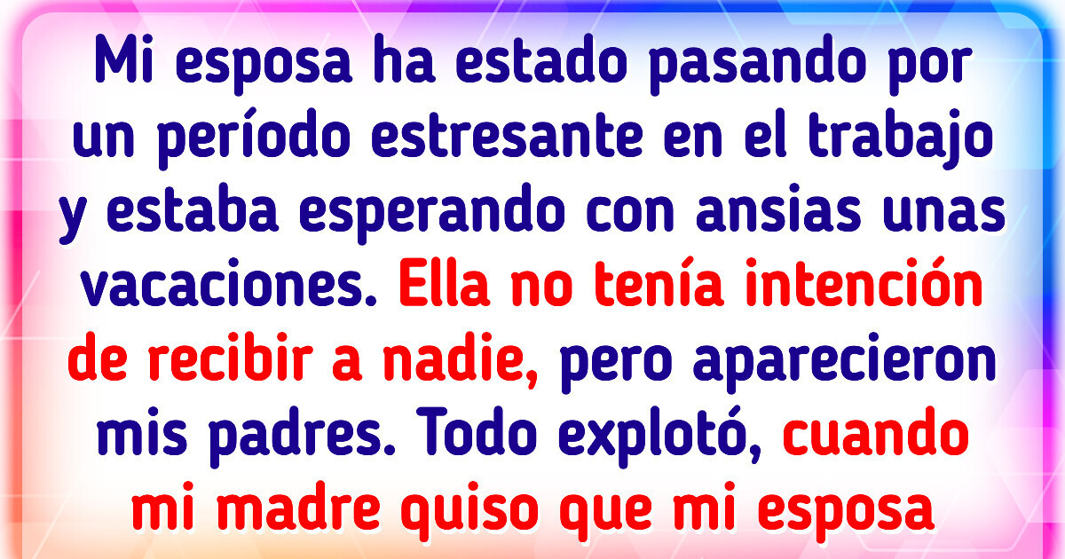 Le dije a mi madre claramente que era una invitada no deseada Le dije a mi madre claramente que era una invitada no deseada