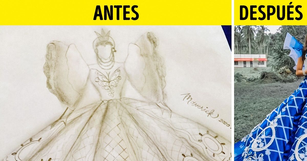 No podía comprar un vestido de graduación y su hermano le hizo uno, demostrando que el amor no conoce límites No podía comprar un vestido de graduación y su hermano le hizo uno, demostrando que el amor no conoce límites