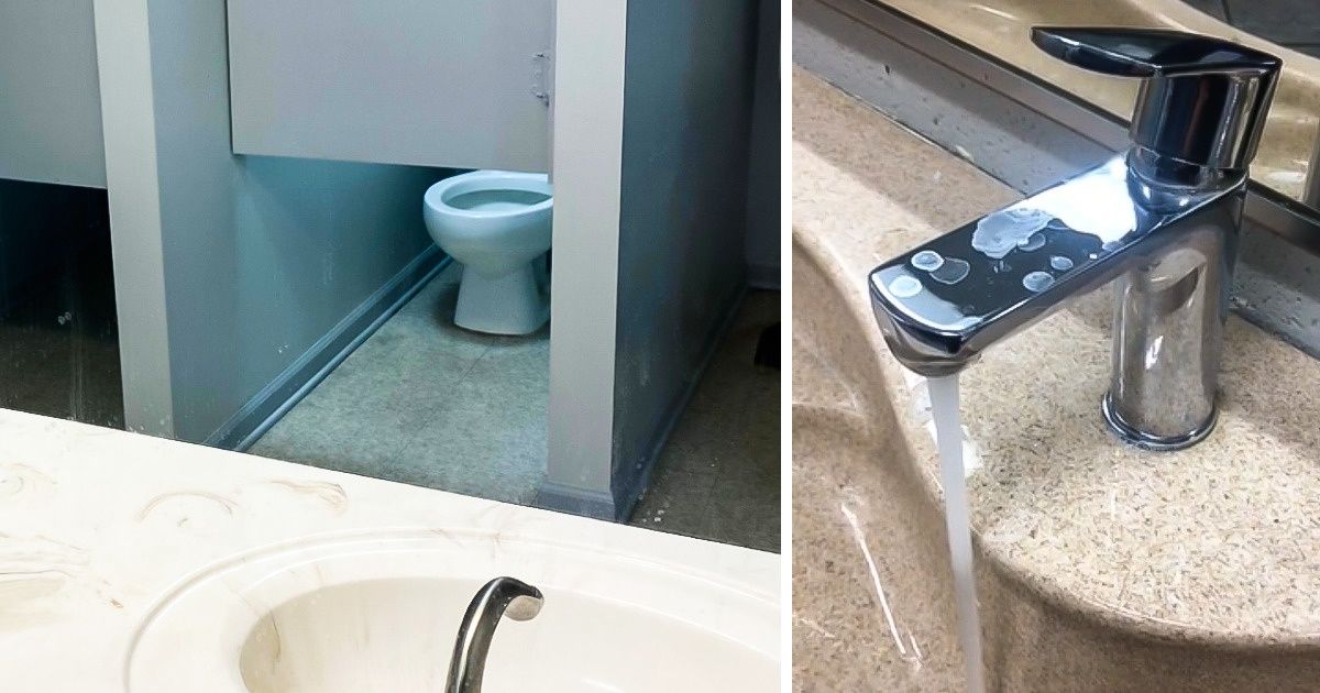 18 Diseños de baños que nos hicieron preguntarnos cómo alguien pudo