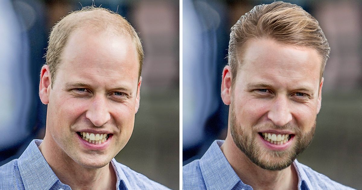 Cómo se verían los miembros de la realeza si se ajustaran perfectamente a los estándares de belleza modernos