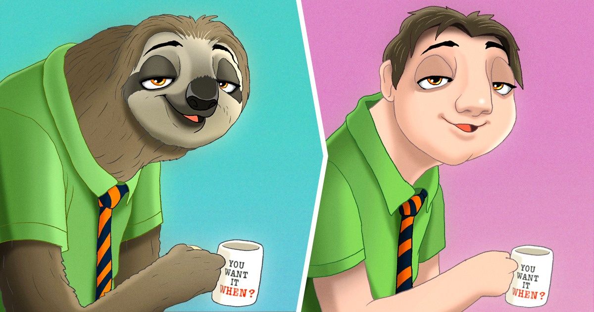 Así serían los personajes de “Zootopia” si fueran humanos, según la imaginación de Genial